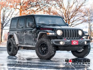 Jeep Custom Wheels (1) - Black Rhino - 18 x 9.5 - Barstow - Textured Matte Black